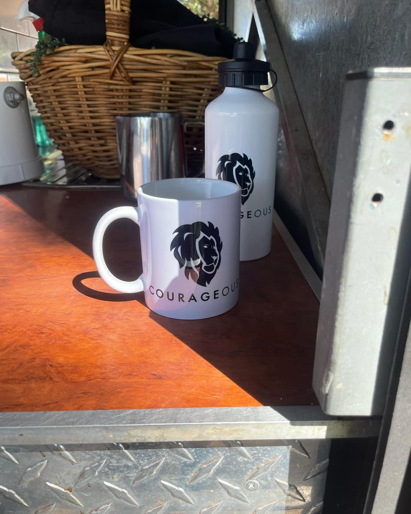Personalised mug and bottle